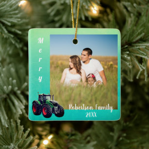 Groene spoorstaafvormgeving keramisch ornament