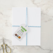 Groene sport Met Baby shower gewaardeerd Label voo Cadeaulabel (Met Touw)