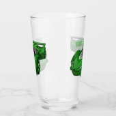 Groene sportwagen met luchtfolie glas (Links)