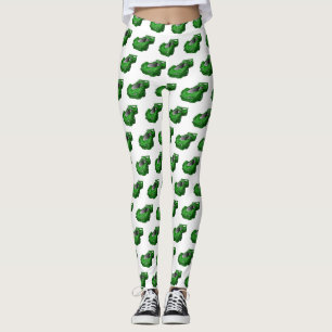 Groene sportwagen met luchtfolie leggings