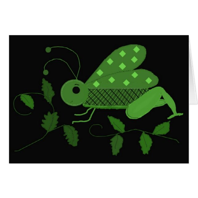 Groene sprinkhaan (Voorkant Horizontaal)