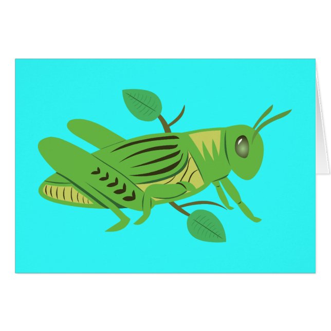 Groene sprinkhaan (Voorkant Horizontaal)