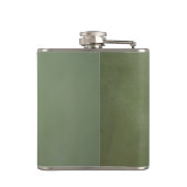 Groene sprinkhaan heupfles (Achterkant)
