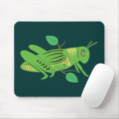 Groene sprinkhaan muismat (Met muis)