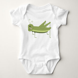 Groene sprinkhaan romper