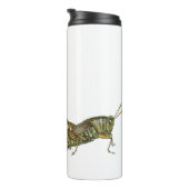 Groene sprinkhaan thermosbeker (Geroteerd rechts)