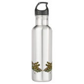 Groene sprinkhaan waterfles  (Voorkant)