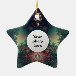 Groene Sprookje Keramisch Ornament