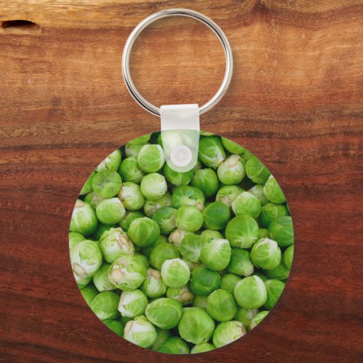 Groene spruitjes sleutelhanger (Voorkant)