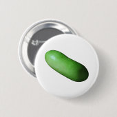 Groene Squash (Wintermelon) Ronde Button 5,7 Cm (Voorkant /achterkant)