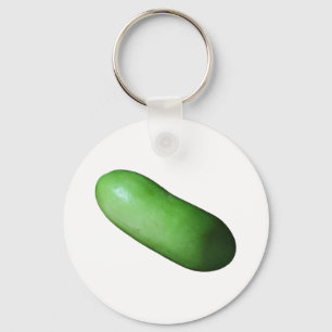 Groene Squash (Wintermelon) Sleutelhanger