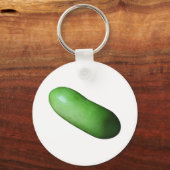 Groene Squash (Wintermelon) Sleutelhanger (Voorkant)