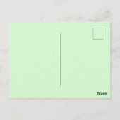 Groene St Patrick's dag dinosaurus Briefkaart (Achterkant)
