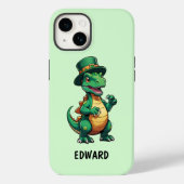 Groene St Patrick's dag dinosaurus Case-Mate iPhone Case (Achterkant)