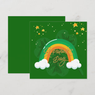 Groene St. Patrick's Day Feestdagenkaart
