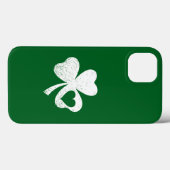 Groene St. Patrick's Day Ierse Patty's Hart Klaver Case-Mate iPhone Case (Achterkant (horizontaal))