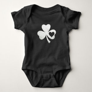 Groene St. Patrick's Day Ierse Patty's Hart Klaver Romper