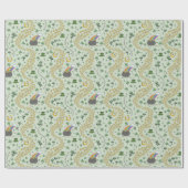 Groene St. Patrick's Day Leprechaun Pot of Gold Cadeaupapier (Vlak)