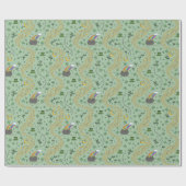 Groene St. Patrick's Day Leprechaun Pot of Gold Cadeaupapier (Vlak)