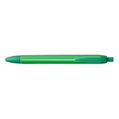 Groene St. Patrick's Day party pens met shamrock Blauwe Inkt Pen (Achterkant)