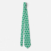 Groene St. Patrick's Day Shamrock Bladeren Cadeau  Stropdas (Achterkant)