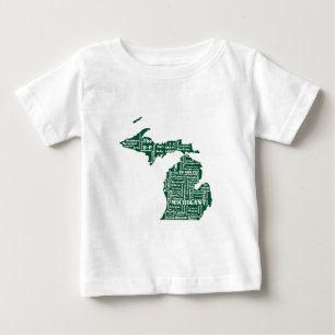 Groene staat van Michigan steden