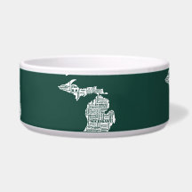 Groene staat van Michigan steden