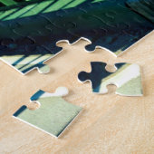 Groene Stalen Brug Legpuzzel (Zijkant)