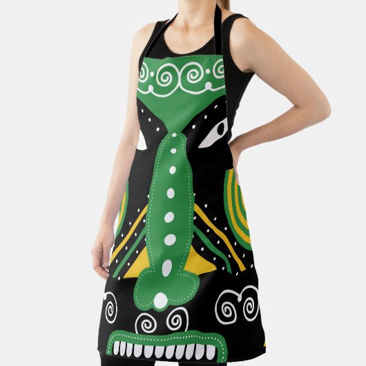 Groene stammenstam schort (Insitu)