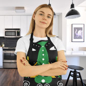 Groene stammenstam schort