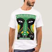 Groene stammenstam t-shirt (Voorkant)