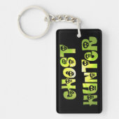 Groene Starburst Skulls Ghost Hunter sleutelketen Sleutelhanger (Voorkant)