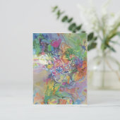 Groene Starlight~ Briefkaart (Staand voorkant)