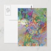 Groene Starlight~ Briefkaart (Voorkant / Achterkant)