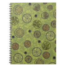 Groene Steampunk Tandwiel Medaillons