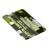 Groene stedelijke camo-sluis in Load Dishwasher Magneet (Rechterzijde)
