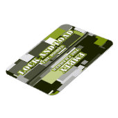 Groene stedelijke camo-sluis in Load Dishwasher Magneet (Linkerzijde)