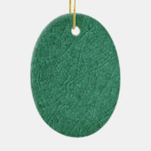 Groene steenscheuren keramisch ornament (Achterkant)