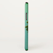 Groene Stegosaurus en woestijnzwembad Case-Mate iPhone Case (Achterkant / rechts)