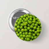 Groene stekkers ronde button 5,7 cm (Voorkant /achterkant)