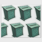 Groene Stembus Cadeaupapier (Vlak)