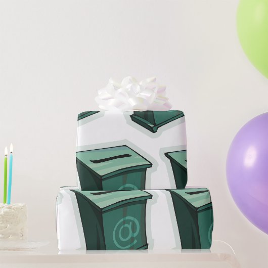 Groene Stembus Cadeaupapier