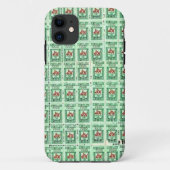 Groene stempels Case-Mate iPhone case (Achterkant)