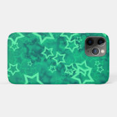 Groene Ster Case-Mate iPhone Case (Achterkant (horizontaal))
