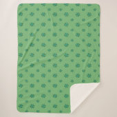 Groene Ster Sherpa Deken (Voorkant)