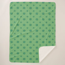 Groene Ster Sherpa Deken