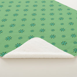 Groene Ster Sherpa Deken