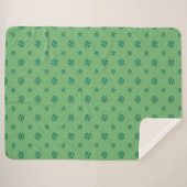 Groene Ster Sherpa Deken (Voorkant (horizontaal))