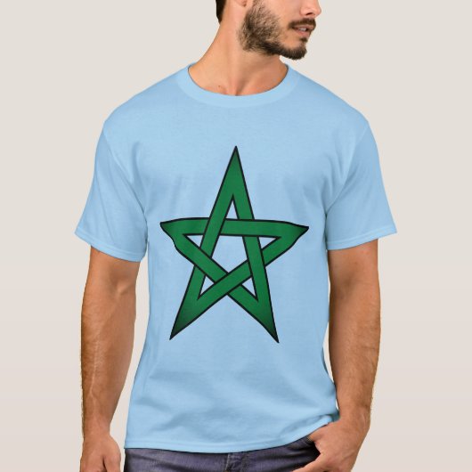 Groene ster t-shirt (Voorkant)