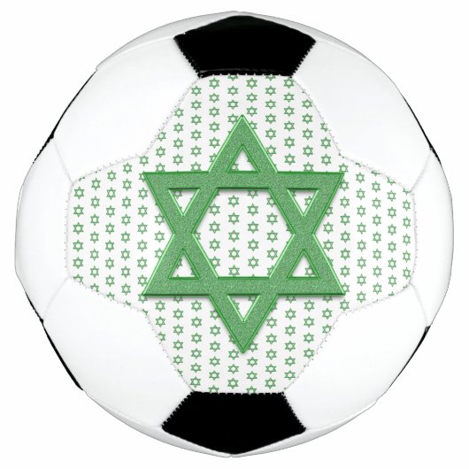 Groene Ster van David Naadloos Voetbal (Voorkant)
